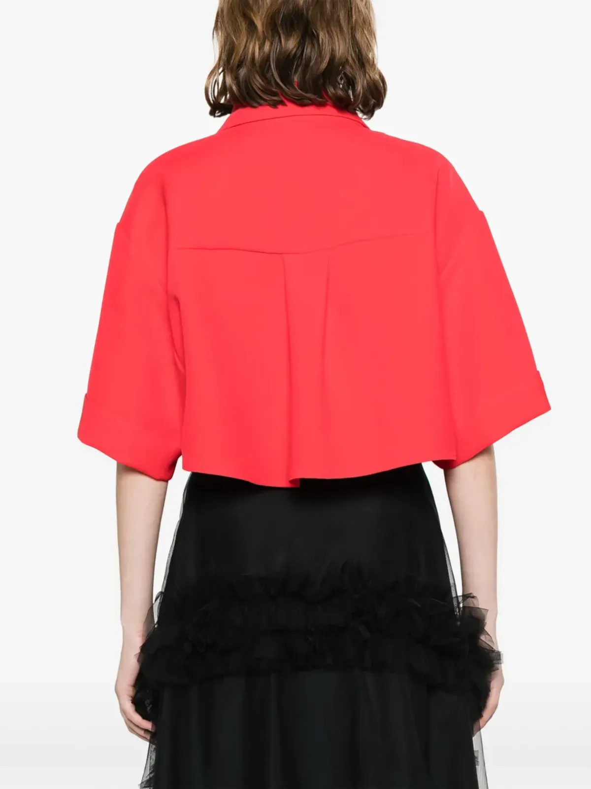 Viktor & Rolf クリープ風クロップドシャツ - 画像4