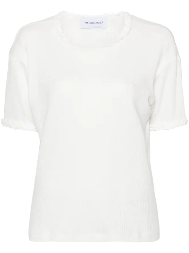 Viktor & Rolf Viktor & Rolf ブレイドディテール コットン Tシャツの商品画像
