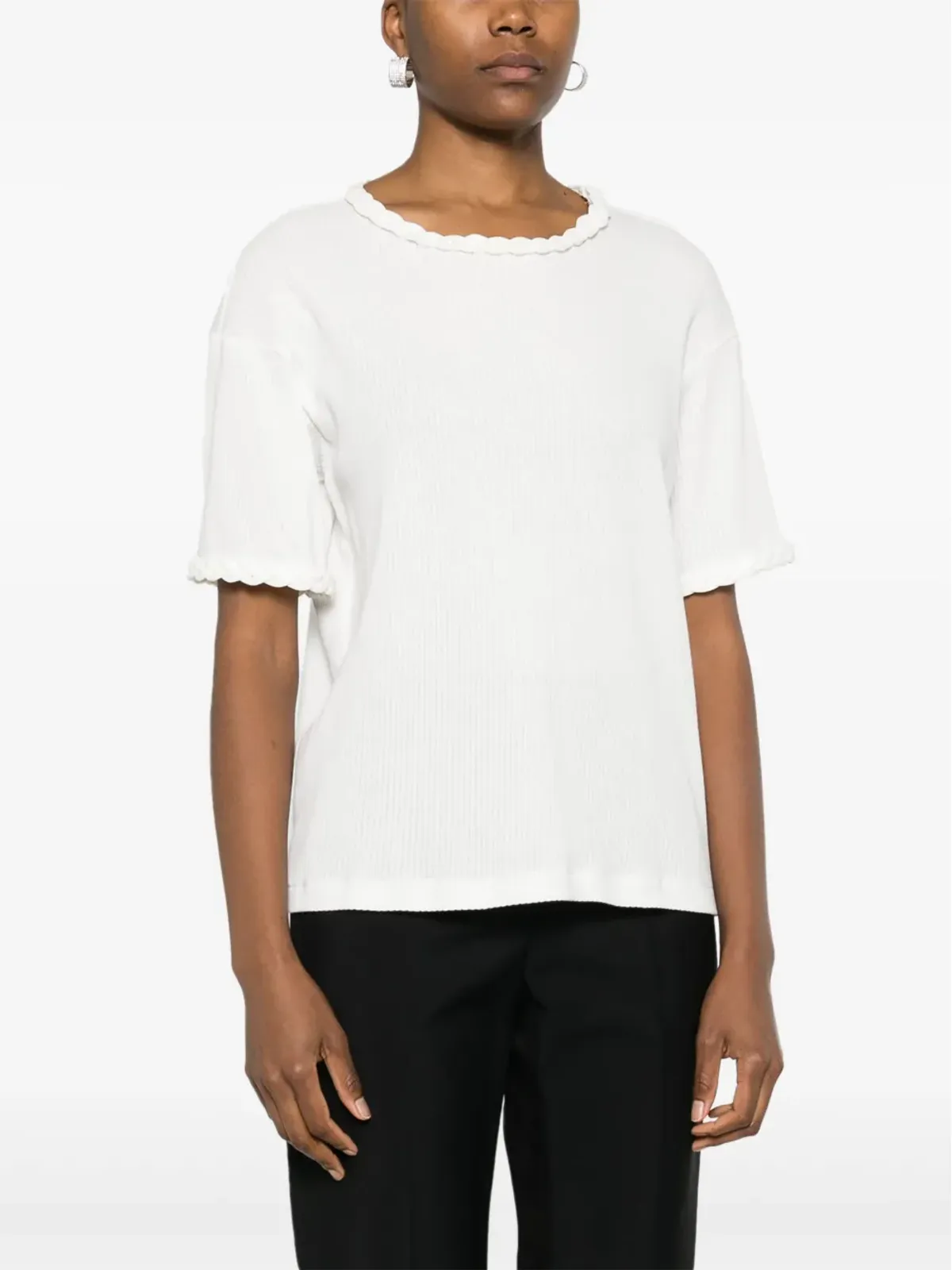 Viktor & Rolf ブレイドディテール コットン Tシャツ - 画像3