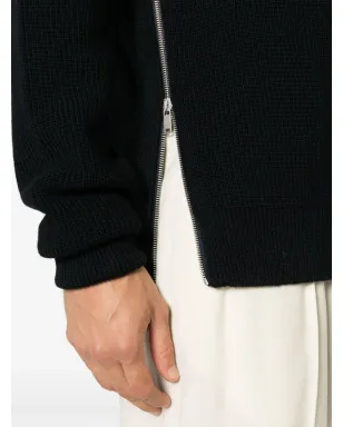 Jil Sander サイドジップディテール ウール ジャンパー - ブルー - サムネイル5