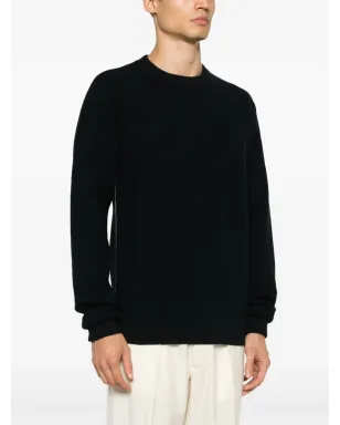 Jil Sander サイドジップディテール ウール ジャンパー - ブルー - サムネイル3