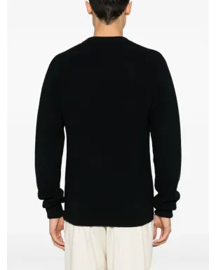 Jil Sander サイドジップディテール ウール ジャンパー - ブルー - サムネイル4