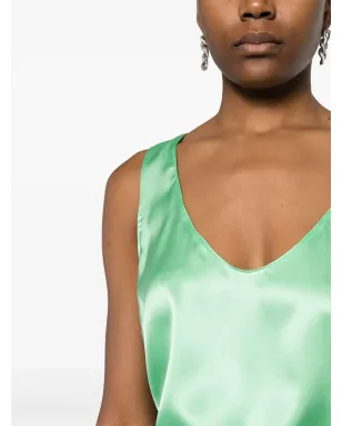 PINKO ノースリーブ ストレッチシルクトップ - サムネイル5