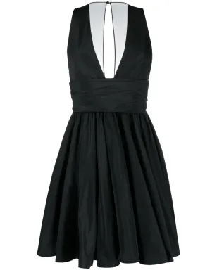 PINKO V-neck pleated dress - サムネイル1