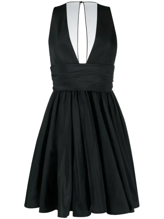 PINKO PINKO V-neck pleated dressの商品画像