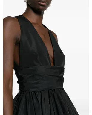 PINKO V-neck pleated dress - サムネイル5
