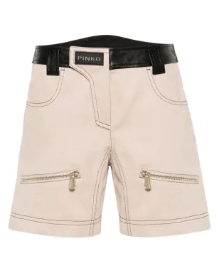 PINKO Scilla パネルドレザーショーツ - サムネイル1