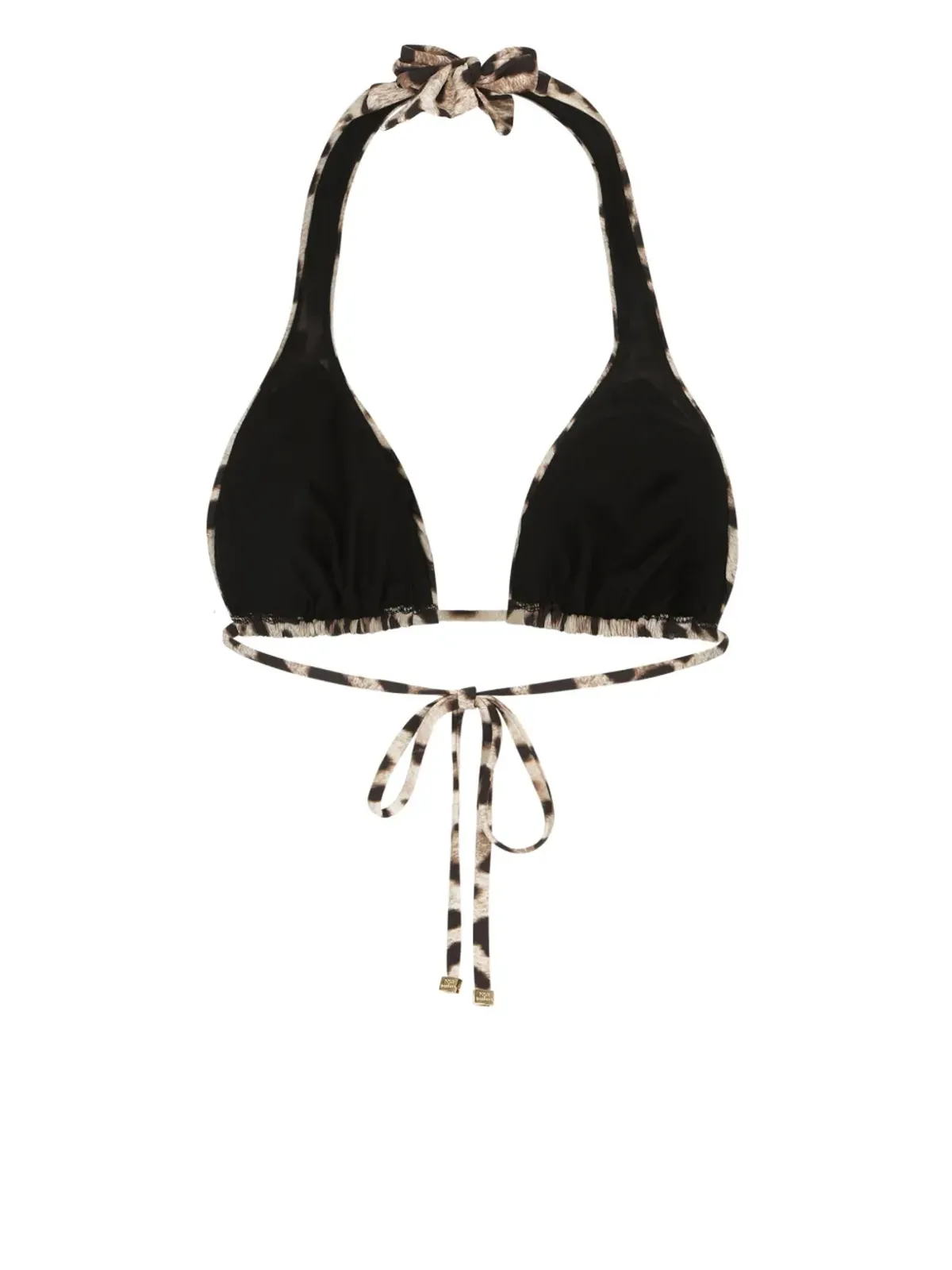 Dolce & Gabbana レオパードプリント 三角ビキニトップ - ニュートラルカラー - 画像2