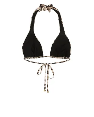 Dolce & Gabbana レオパードプリント 三角ビキニトップ - ニュートラルカラー - サムネイル2