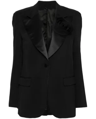 Viktor & Rolf クレープ生地のシングルブレストブレザー - サムネイル1