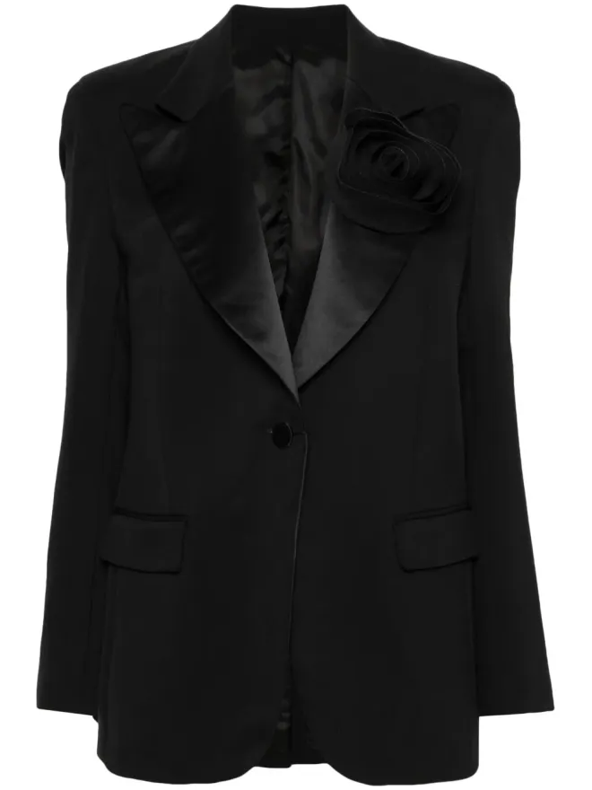 Viktor & Rolf Viktor & Rolf クレープ生地のシングルブレストブレザーの商品画像