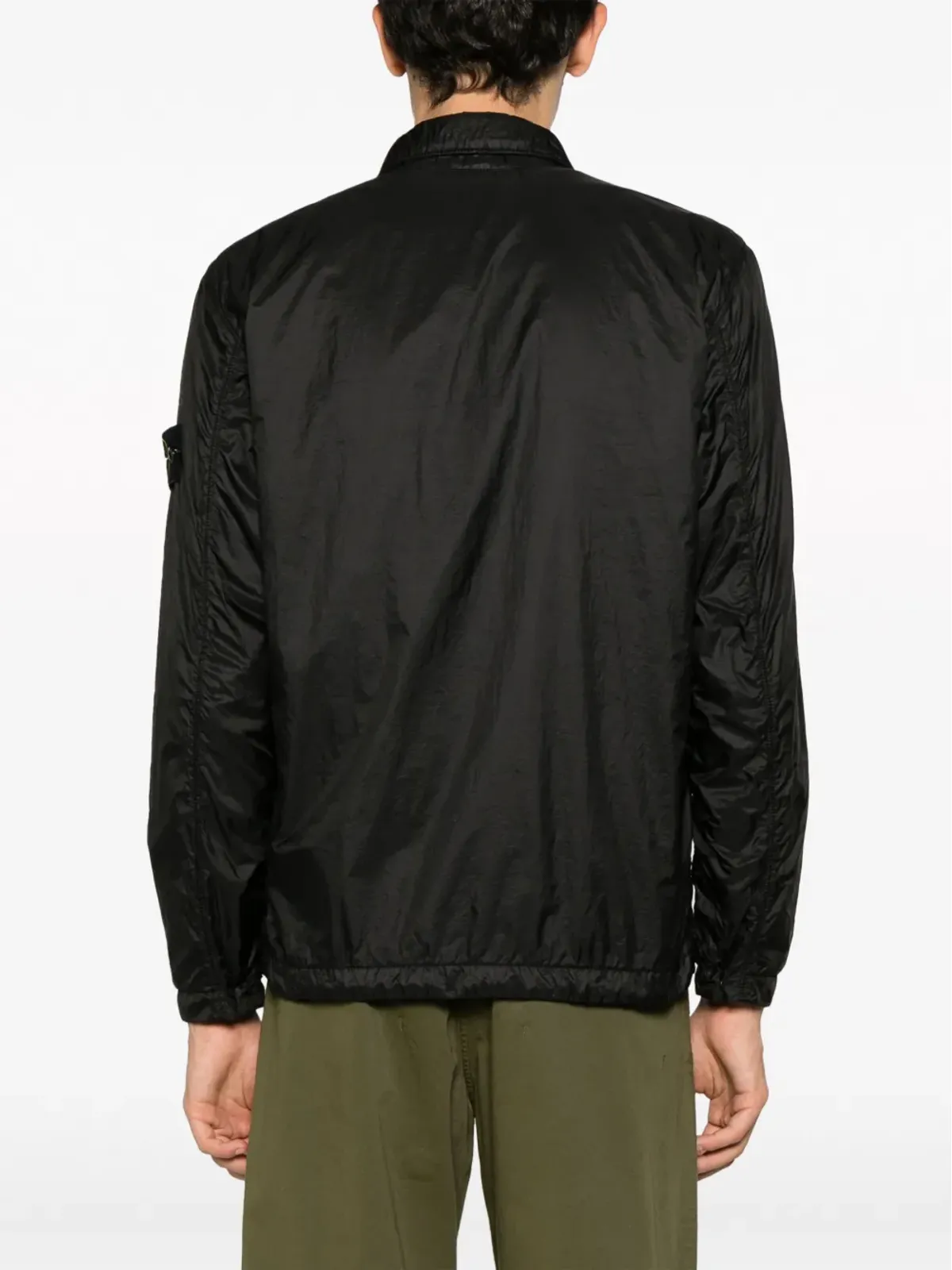 Stone Island コンパスモチーフ シャツジャケット - ブラック - 画像4