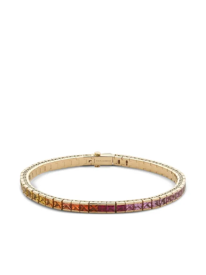 Dolce & Gabbana Dolce & Gabbana 18K イエローゴールド サファイア テニスブレスレットの商品画像