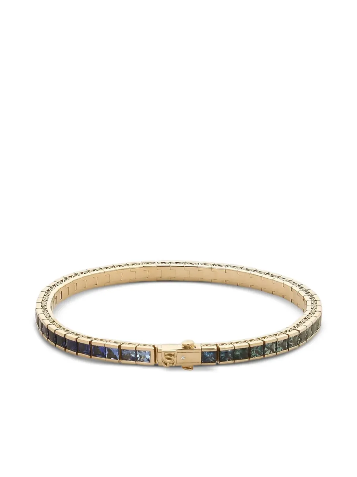 Dolce & Gabbana 18K イエローゴールド サファイア テニスブレスレット - 画像3
