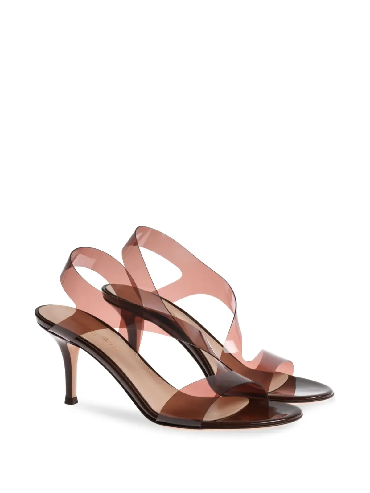 Gianvito Rossi Metropolis 70mm スティレットサンダル - ブラウン - 画像2