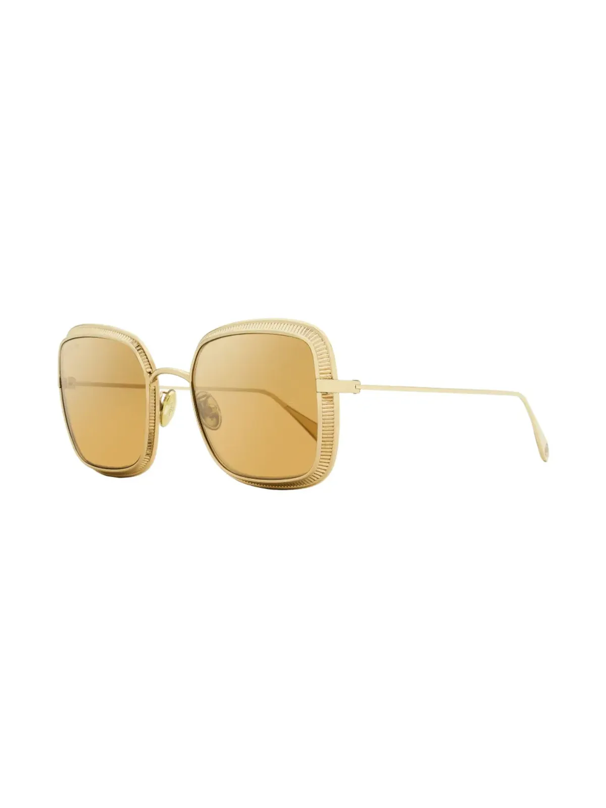 OMEGA EYEWEAR 刻印入りスクエアフレームサングラス - 画像2