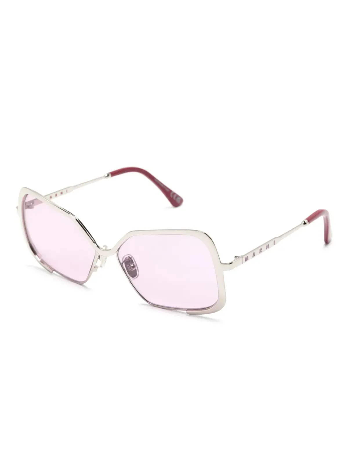 Marni Eyewear Unila オーバーサイズフレーム サングラス - 画像2
