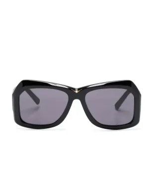 Marni Eyewear オーバーサイズフレーム ティントサングラス - Black - サムネイル1