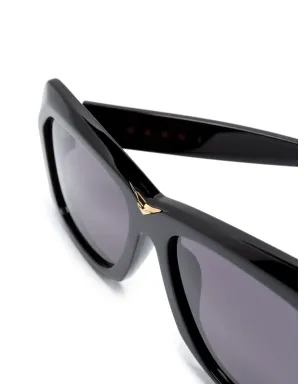 Marni Eyewear オーバーサイズフレーム ティントサングラス - Black - サムネイル3