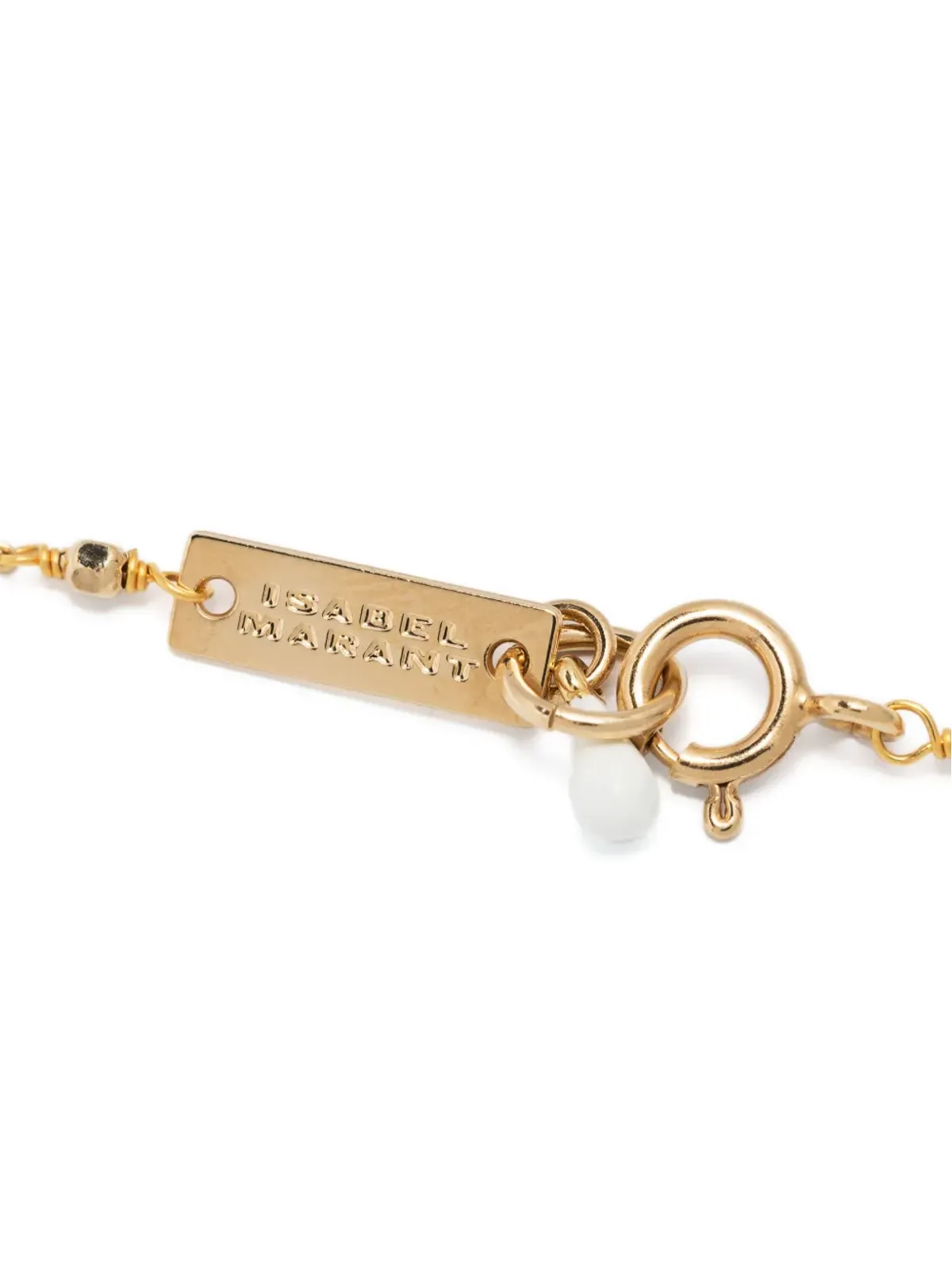 ISABEL MARANT Casablanca ビーズネックレス - ゴールド - 画像3