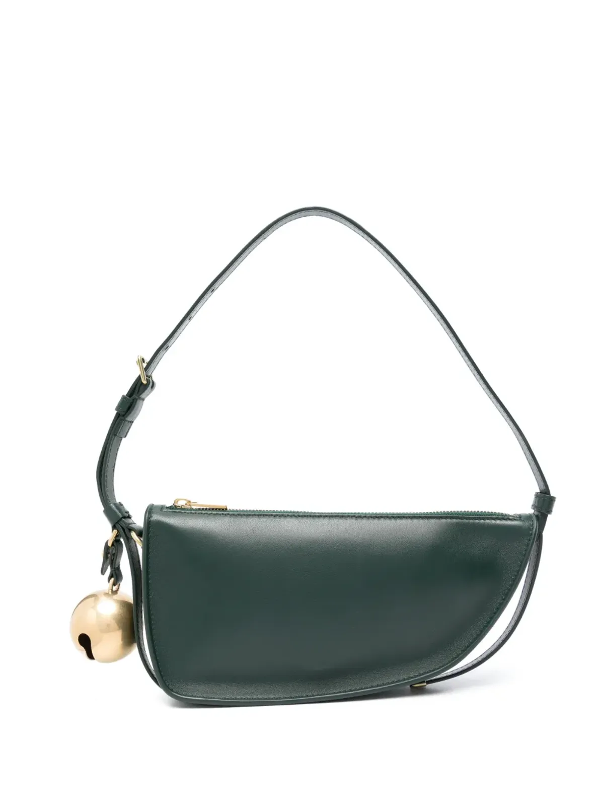 Burberry チャームディテール レザー ショルダーバッグ - グリーン - 画像1