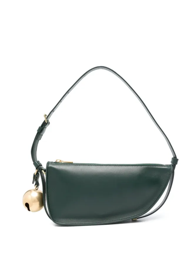 Burberry Burberry チャームディテール レザー ショルダーバッグ - グリーンの商品画像