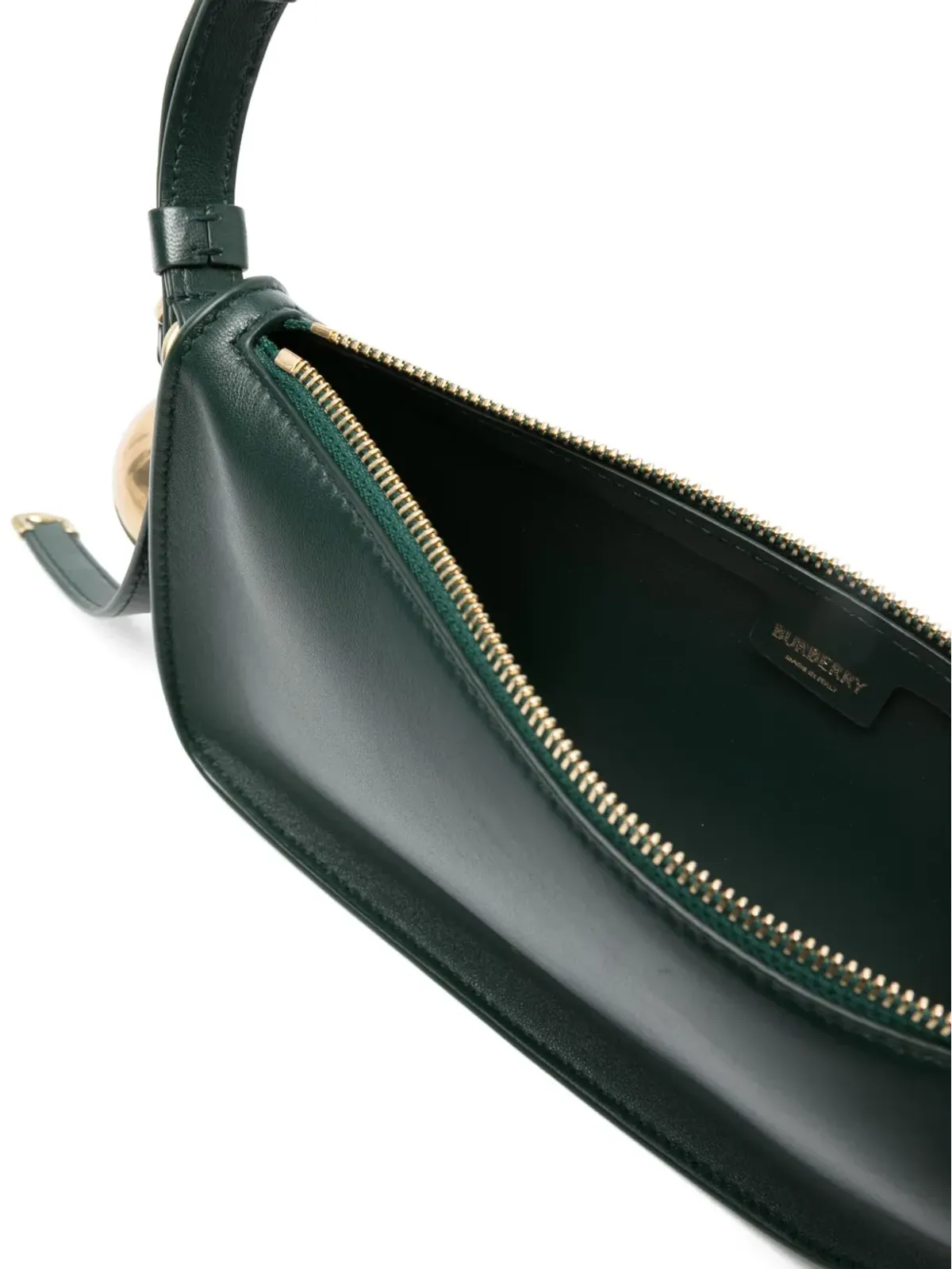 Burberry チャームディテール レザー ショルダーバッグ - グリーン - 画像5