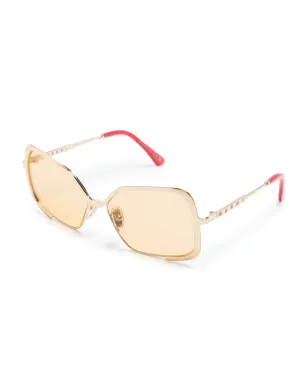 Marni Eyewear Unila スクエアフレーム サングラス - ゴールド - サムネイル2