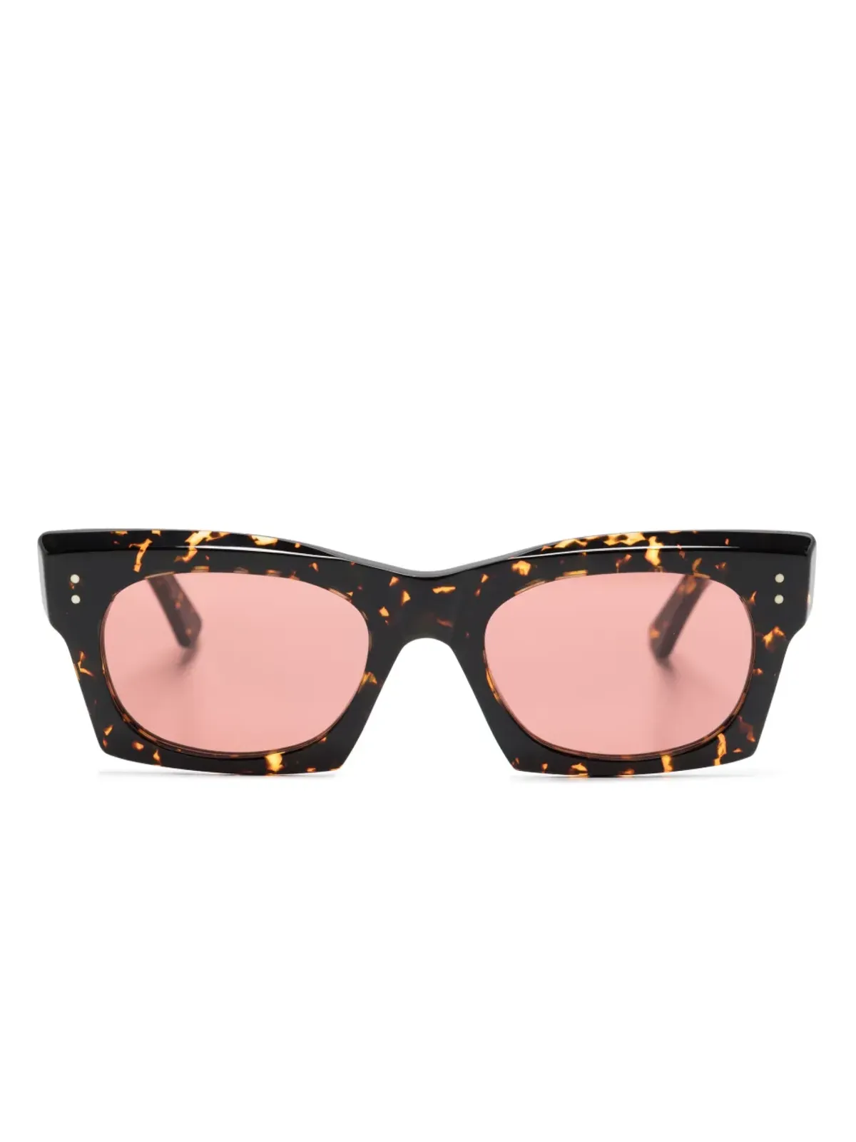 Marni Eyewear べっ甲風スクエアフレーム サングラス - 画像1