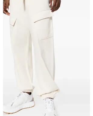 Jil Sander ドローストリングウエスト コットン トラックパンツ - ニュートラルカラー - サムネイル5