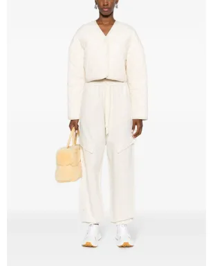 Jil Sander ドローストリングウエスト コットン トラックパンツ - ニュートラルカラー - サムネイル2