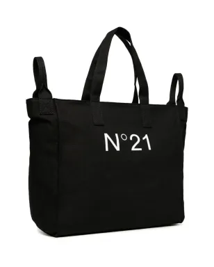 Nº21 Kids ロゴプリント コットン ショルダーバッグ - サムネイル2