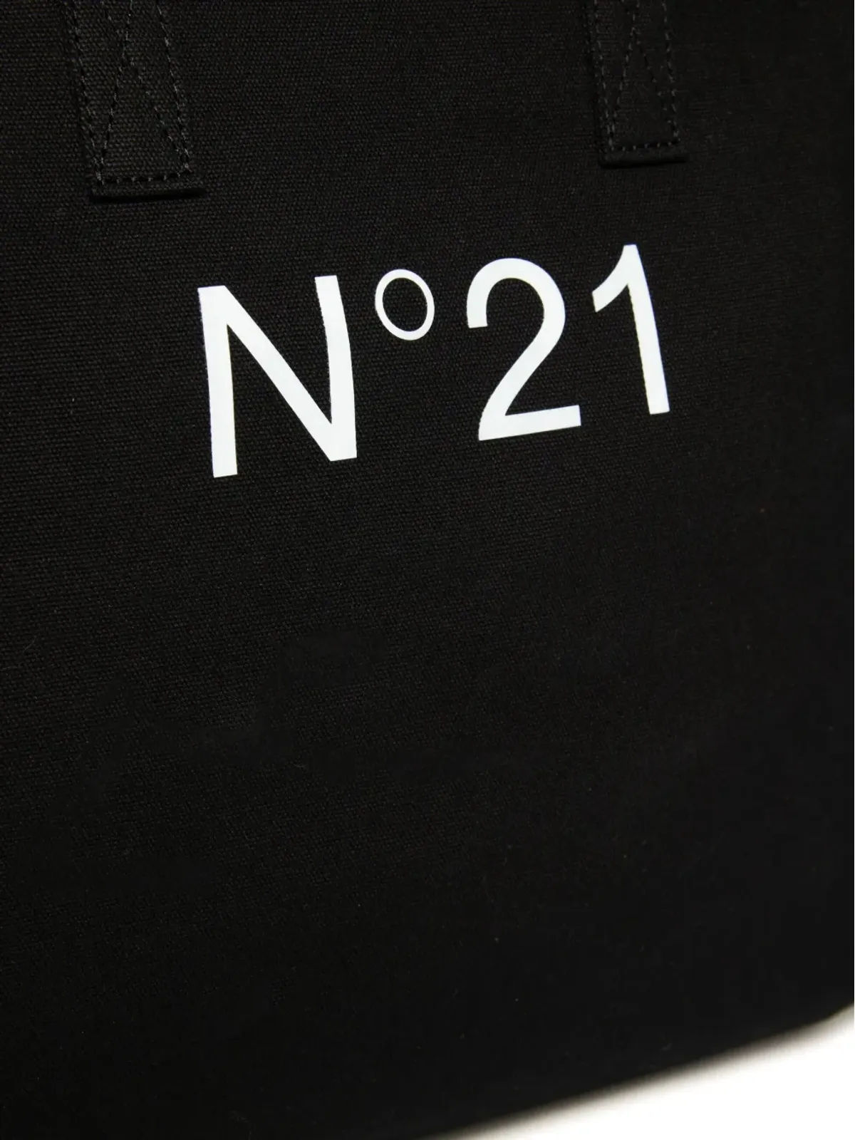 Nº21 Kids ロゴプリント コットン ショルダーバッグ - 画像4