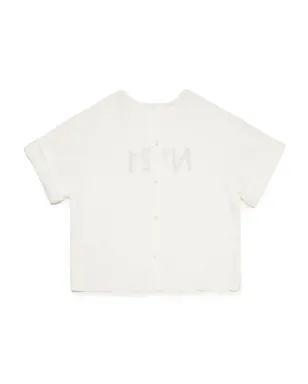 Nº21 Kids ロゴプリント クレープシャツ - サムネイル2