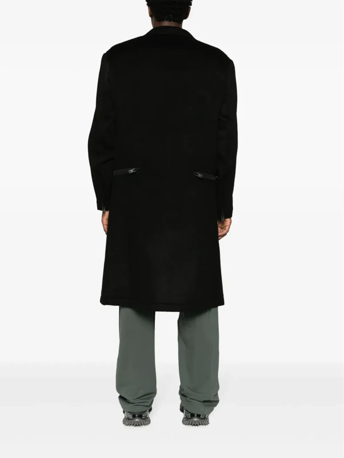 Y-3 コラボ テーラード シングルブレスト コート - 画像4