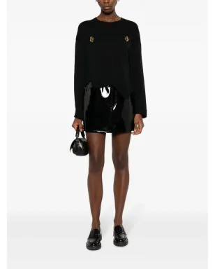 Moschino アシンメトリックヘム ヴァージンウール ジャンパー - サムネイル2