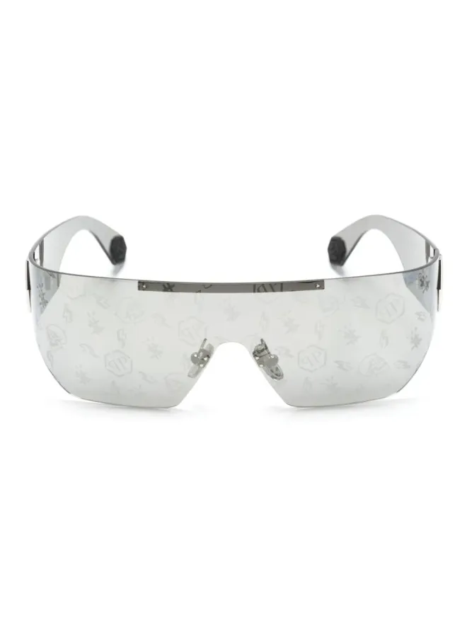 Philipp Plein Eyewear Philipp Plein Eyewear Plein Hero ロゴプレート サングラスの商品画像