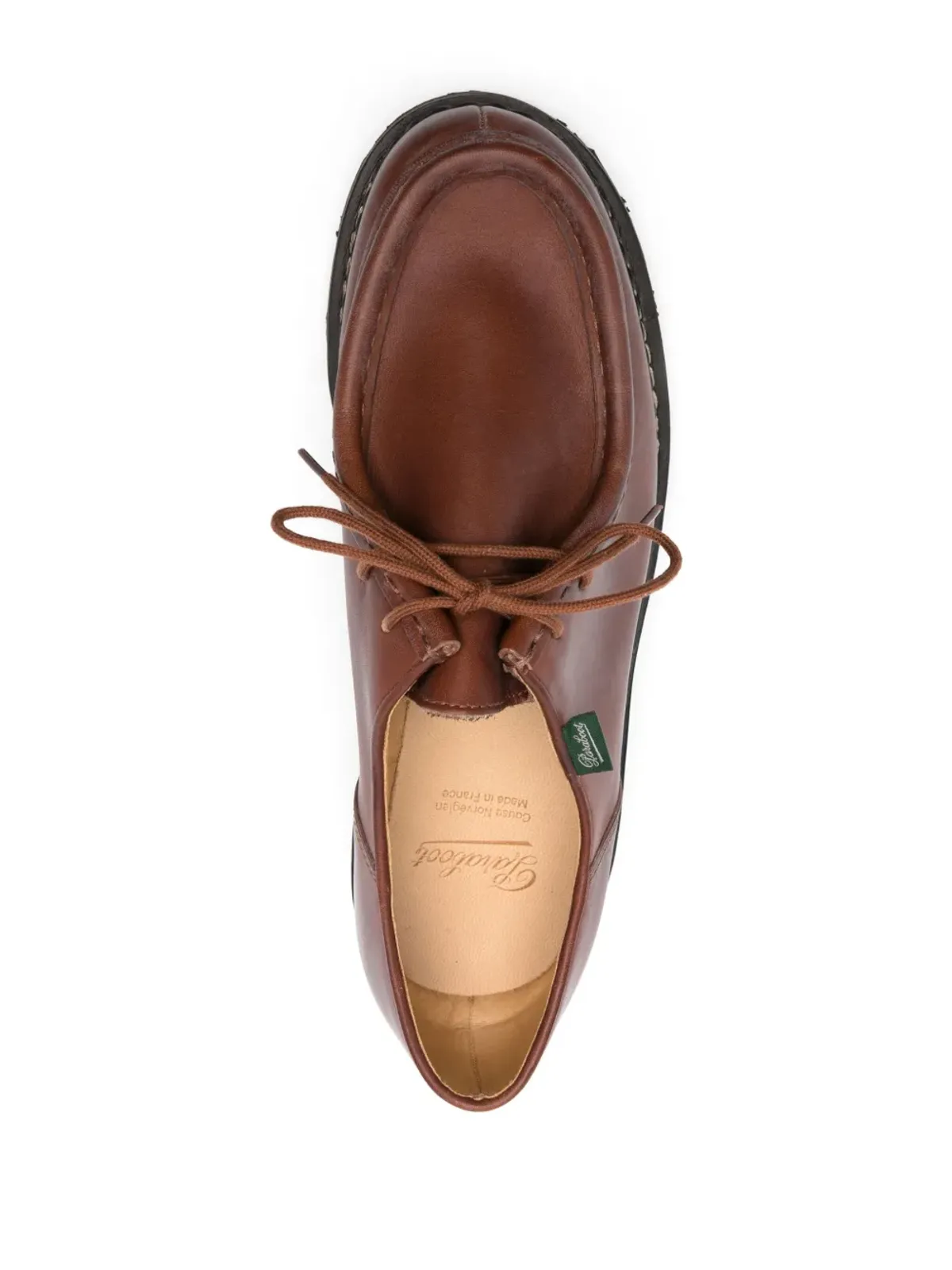 Paraboot マイケル レザー ダービーシューズ - 画像4