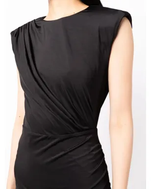 Veronica Beard Merrith draped midi dress - Black - サムネイル5