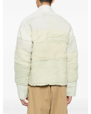Greg Lauren パッチワークニット ウール ジャケット - サムネイル4