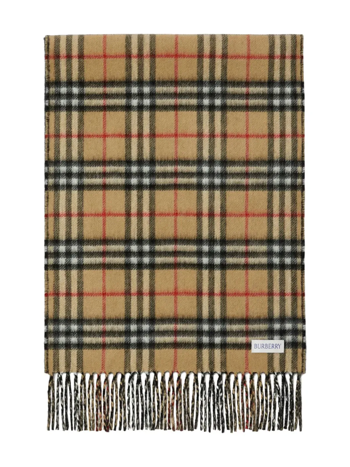 Burberry ノバチェック カシミア スカーフ - ブラック - 画像2