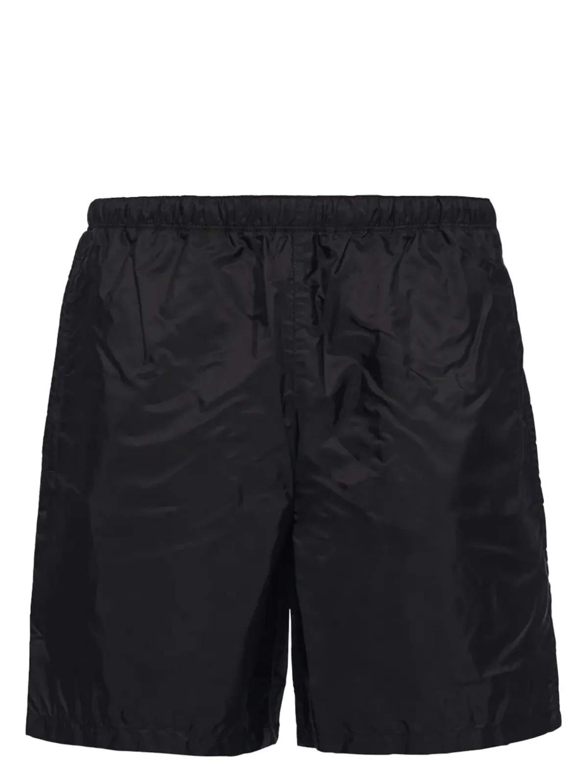 Prada Re-Nylon トライアングルロゴ スイムトランクス ブラック - 画像1