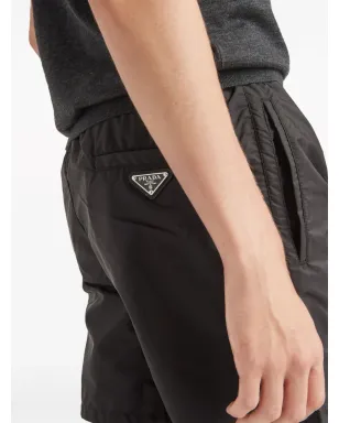 Prada Re-Nylon トライアングルロゴ スイムトランクス ブラック - サムネイル5