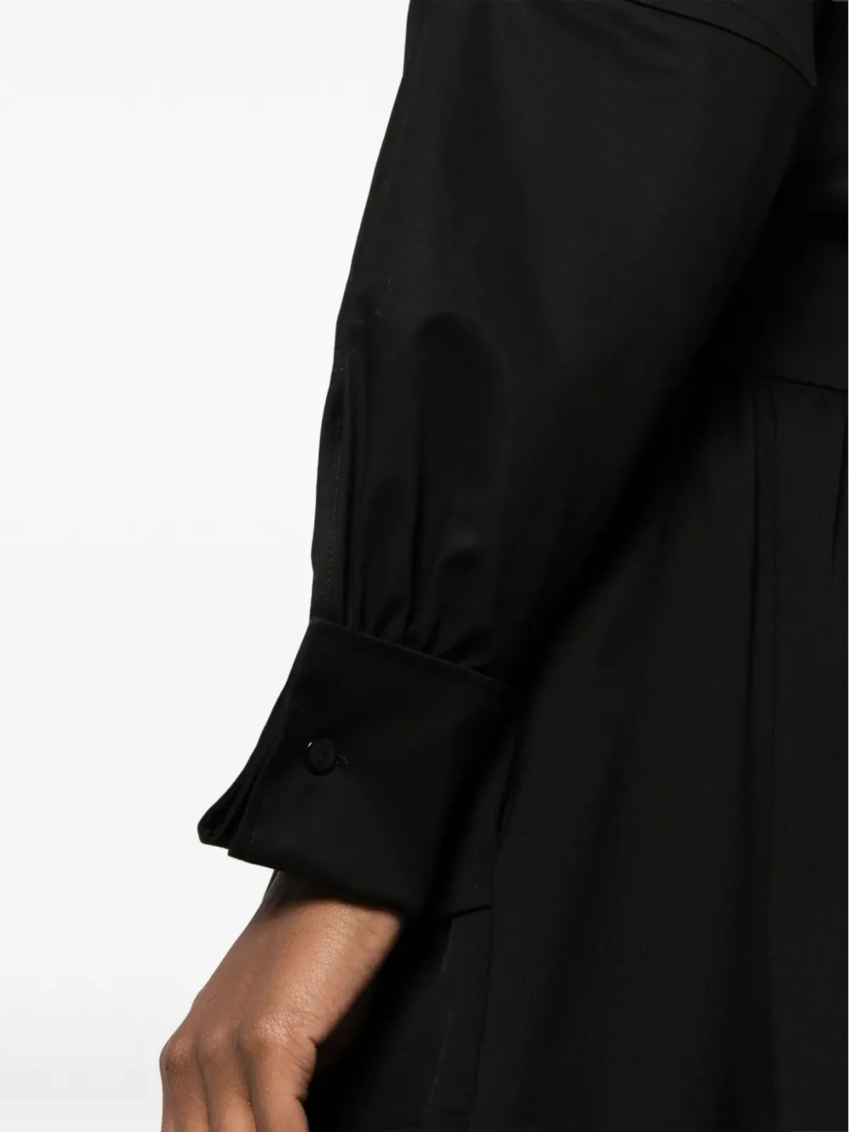 Max Mara ロングスリーブ ストレッチコットン シャツ - 画像5