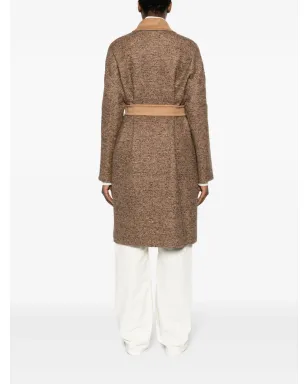 Max Mara リバーシブル キャメルヘア混紡 コート - ブラウン - サムネイル4