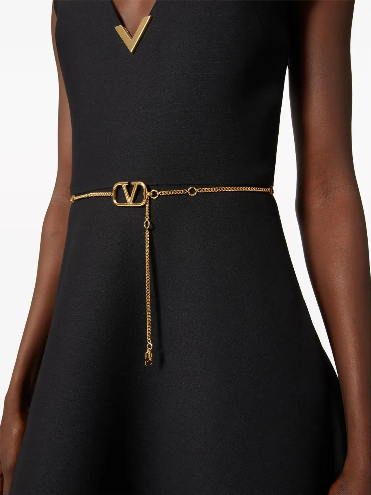 Valentino Garavani VLogo Signature ポリッシュフィニッシュ ベルト - 画像5