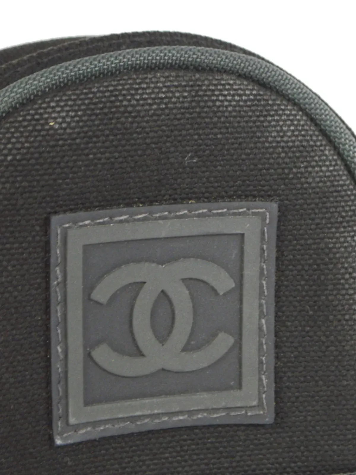 CHANEL ビンテージ 2003 スポーツライン ロゴアップリケ ベルトバッグ - ブラック - 画像3