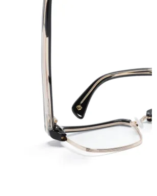 Eyewear by David Beckham ポリッシュド・エフェクト スクエアフレーム眼鏡 - サムネイル3