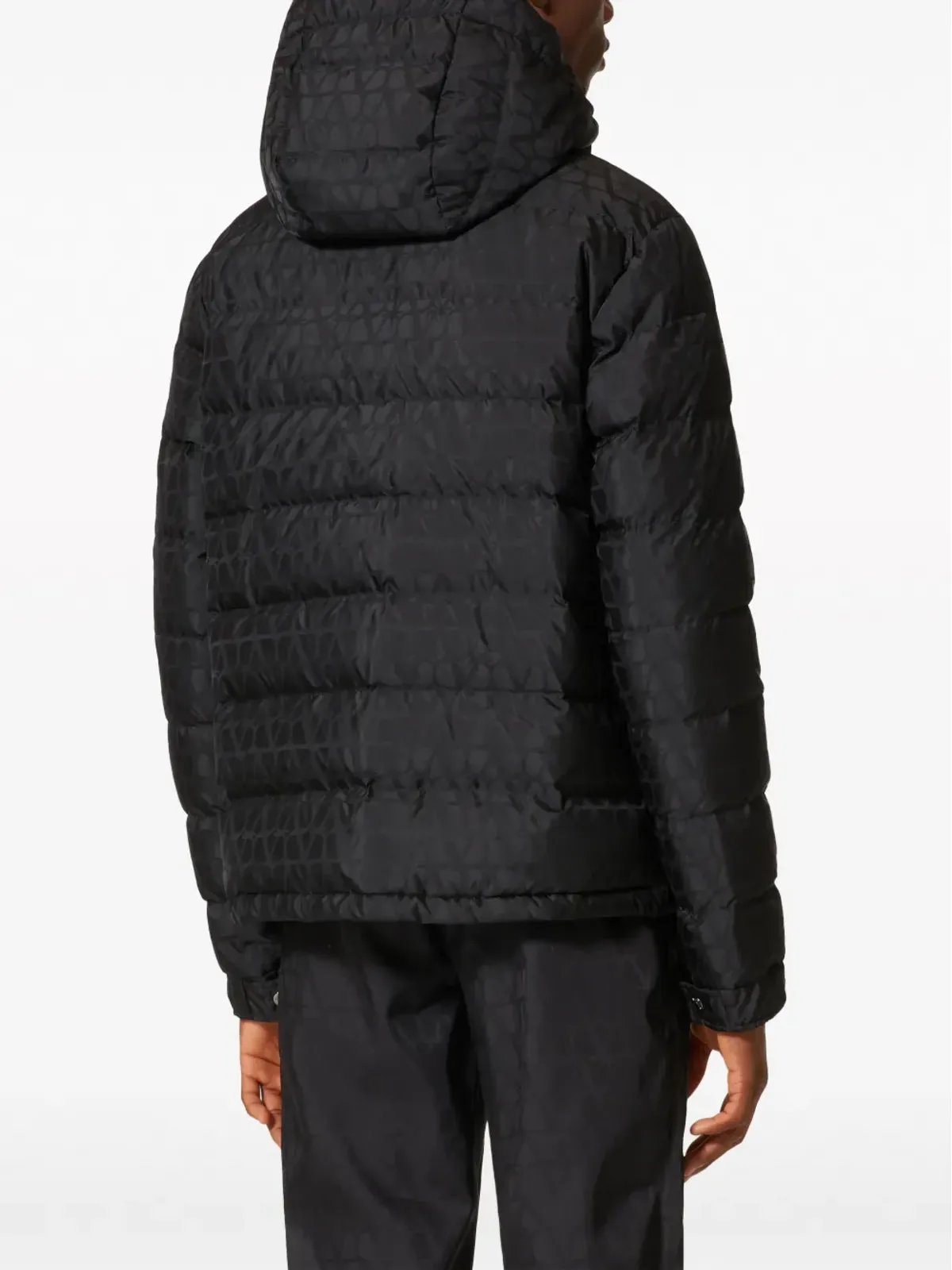 Valentino Garavani Toile Iconographe パデッドジャケット - ブラック - 画像4