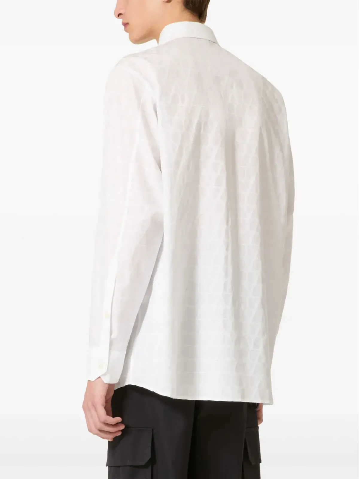 Valentino Garavani Toile Iconographe ポプリンシャツ - ホワイト - 画像4